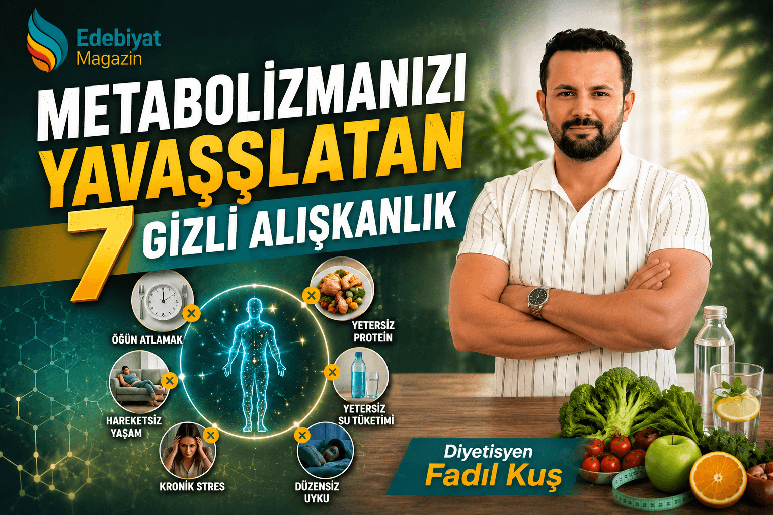 METABOLİZMANIZI YAVAŞLATAN ALIŞKANLIKLAR METABOLİZMANIZI YAVAŞLATAN ALIŞKANLIKLAR