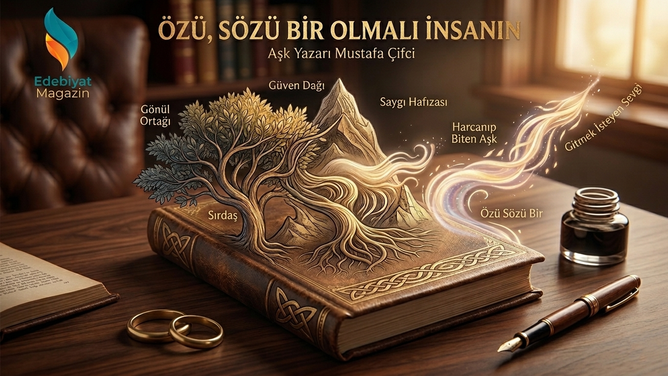 ÖZÜ, SÖZÜ BİR OLMALI İNSANIN