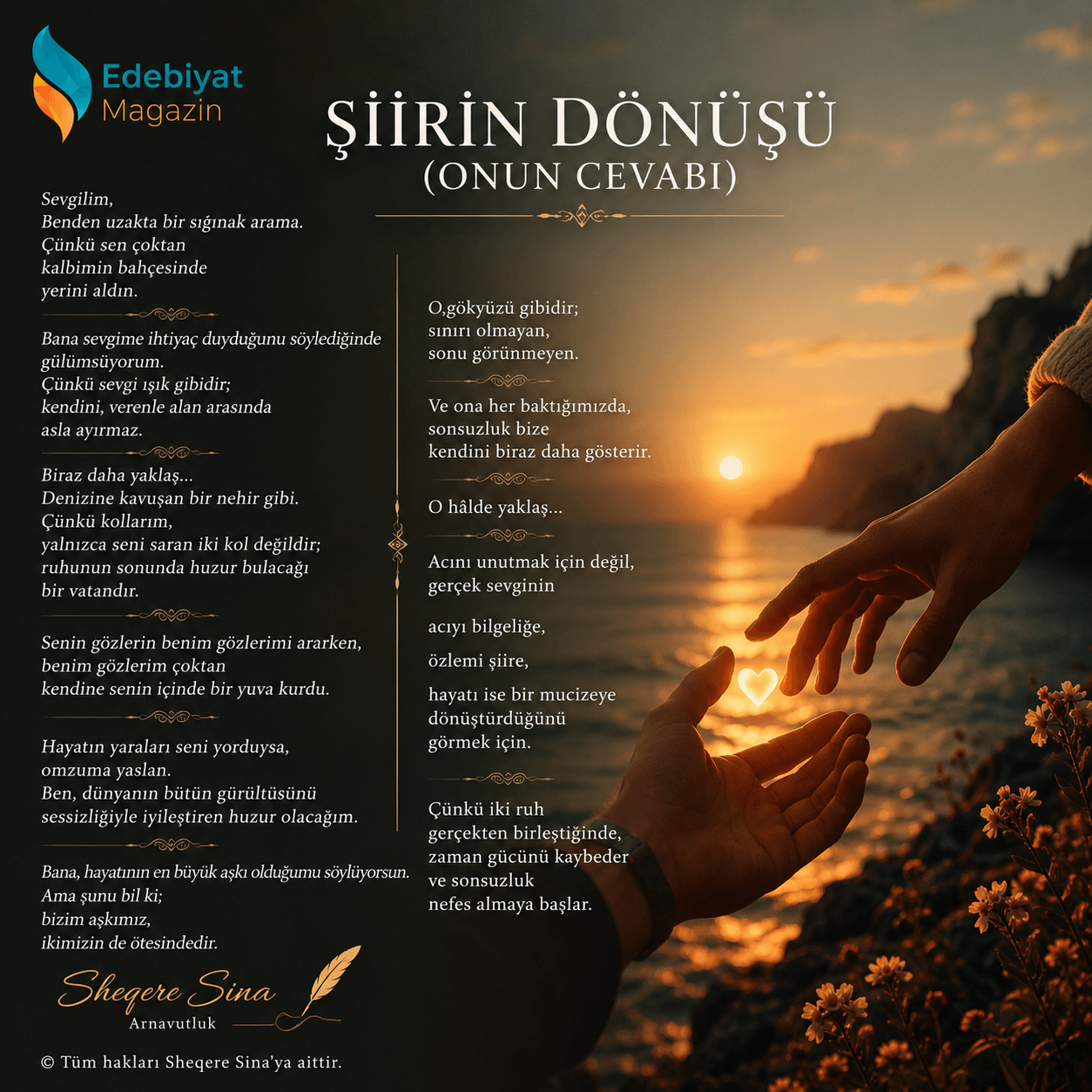 ŞİİRİN DÖNÜŞÜ (ONUN CEVABI)