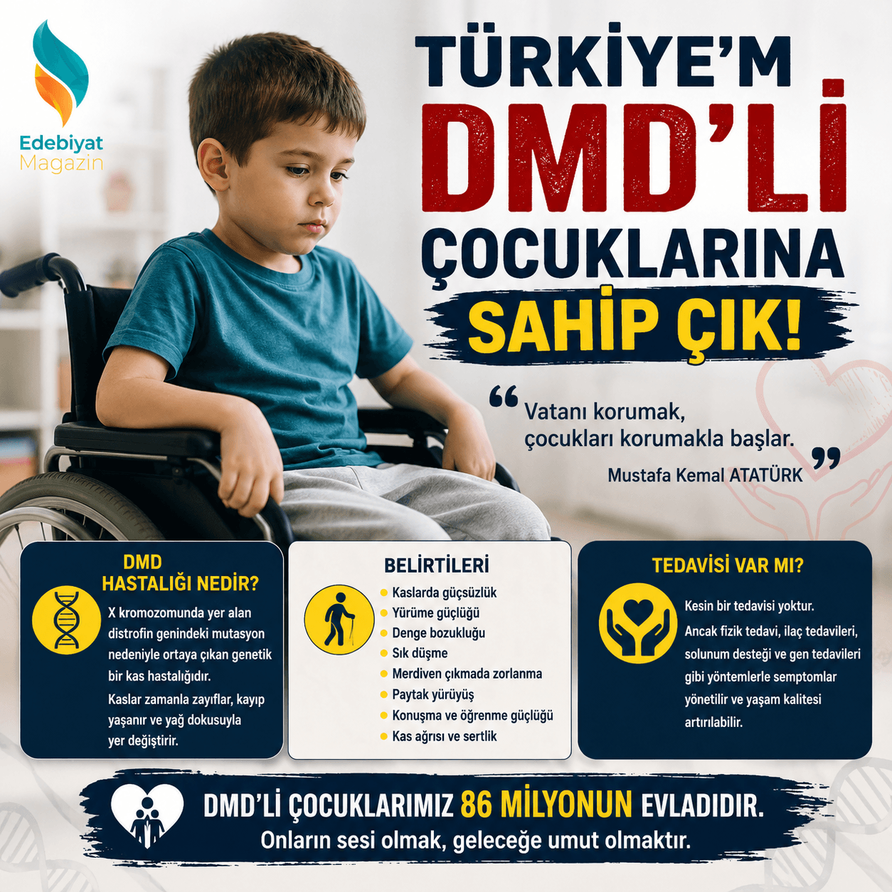 Türkiye'm DMD'li Çocuklarına Sahip Çık!