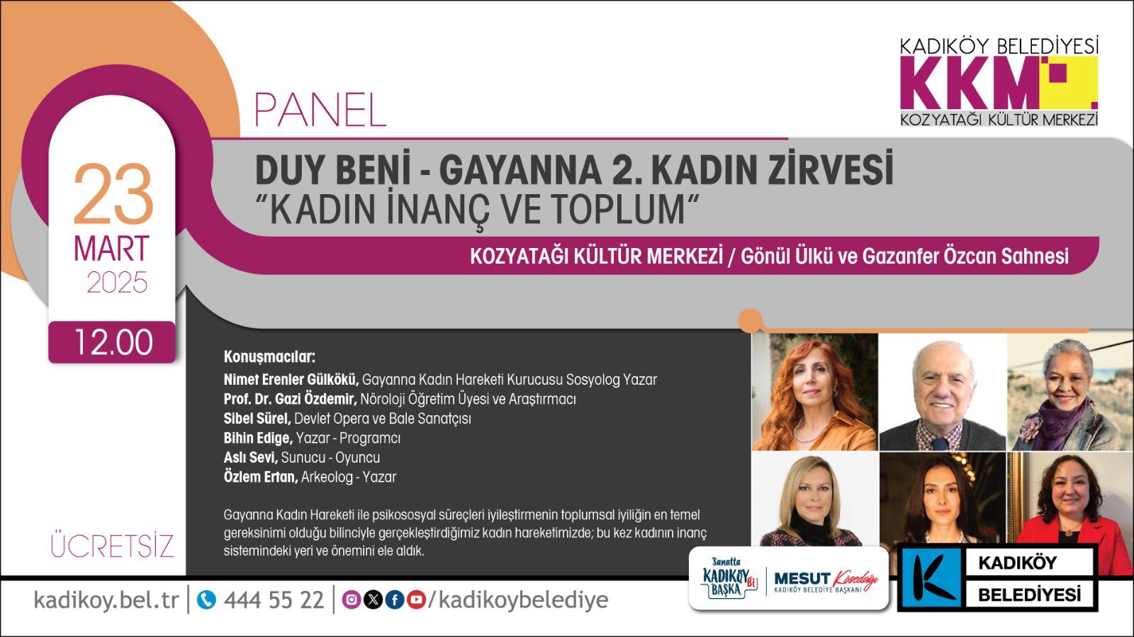 Kadın İnancı ve Toplum Paneli: Gayanna Kadın Hareketi’nden Güçlü Bir Buluşma Kadın İnancı ve Toplum Paneli: Gayanna Kadın Hareketi’nden Güçlü Bir Buluşma