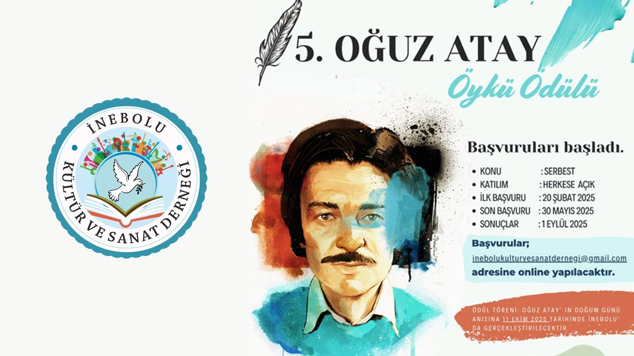 5. Oğuz Atay Öykü Ödülü İçin Başvurular Başladı 5. Oğuz Atay Öykü Ödülü İçin Başvurular Başladı