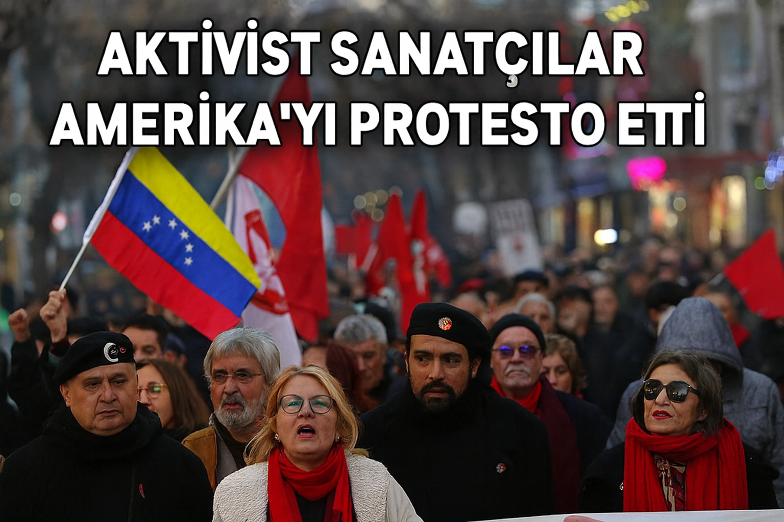Aktivist Sanatçılar Amerika’yı Protesto Ediyor!