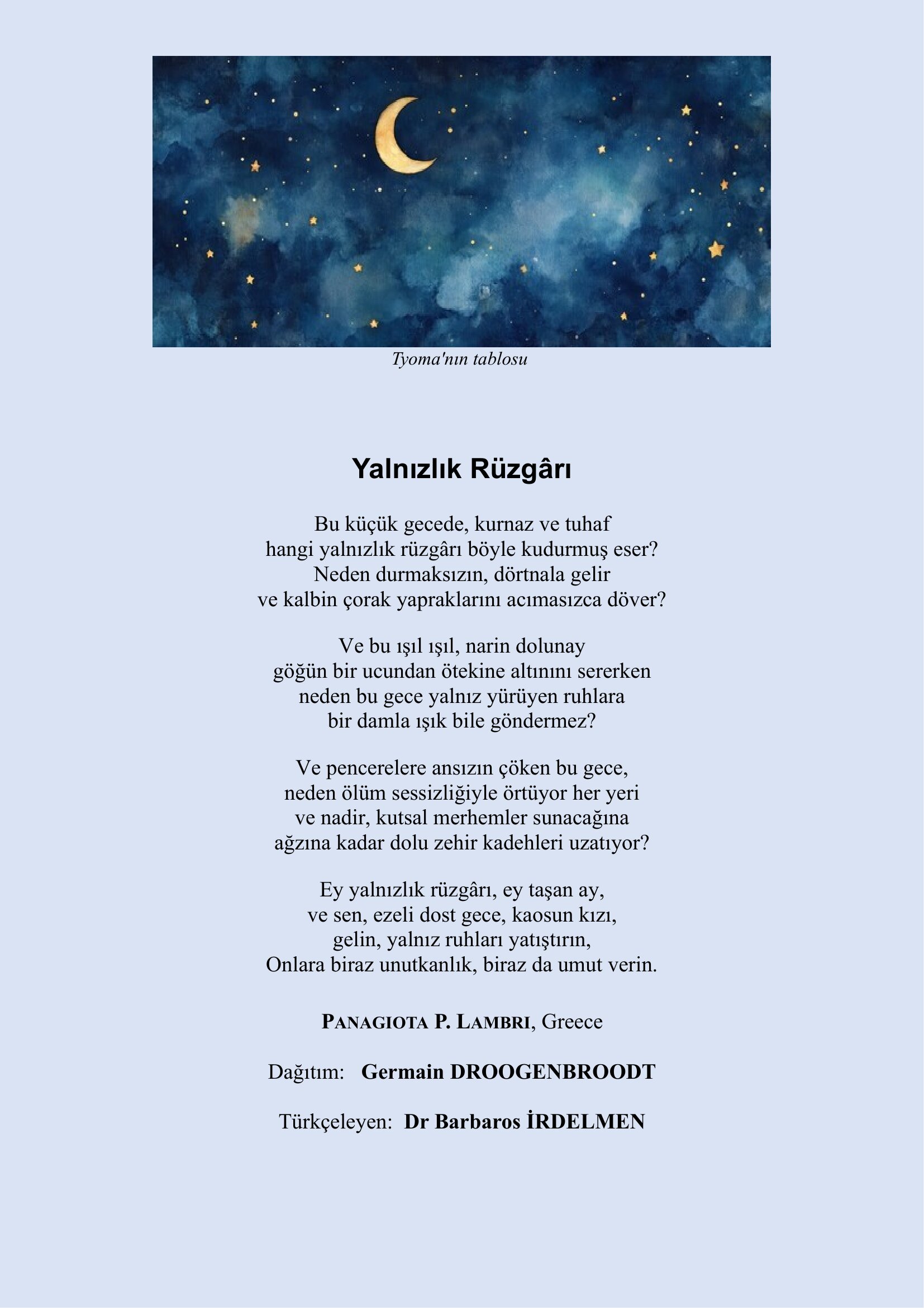 Yalnızlık Rüzgarı