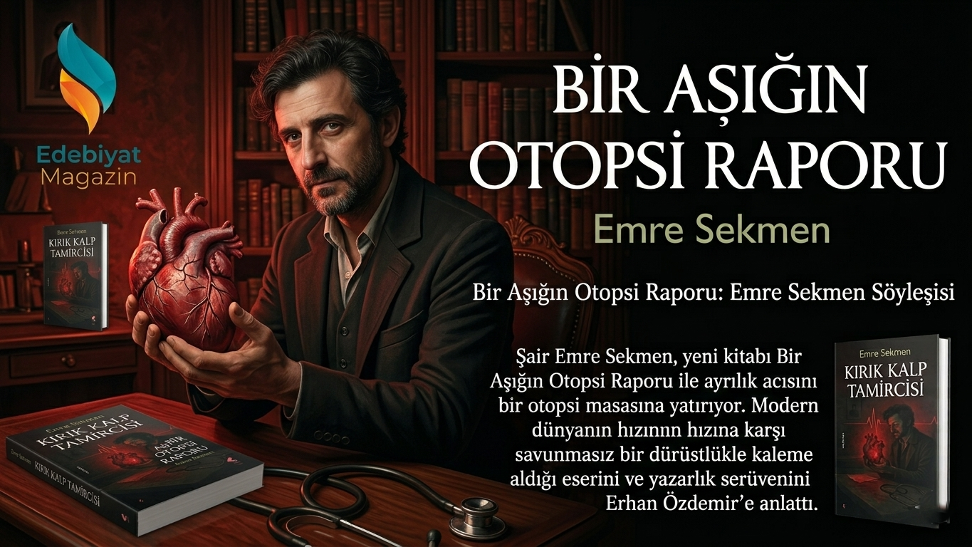 Şair Emre Sekmen ile Bir Aşığın Otopsi Raporu Üzerine Şair Emre Sekmen ile Bir Aşığın Otopsi Raporu Üzerine