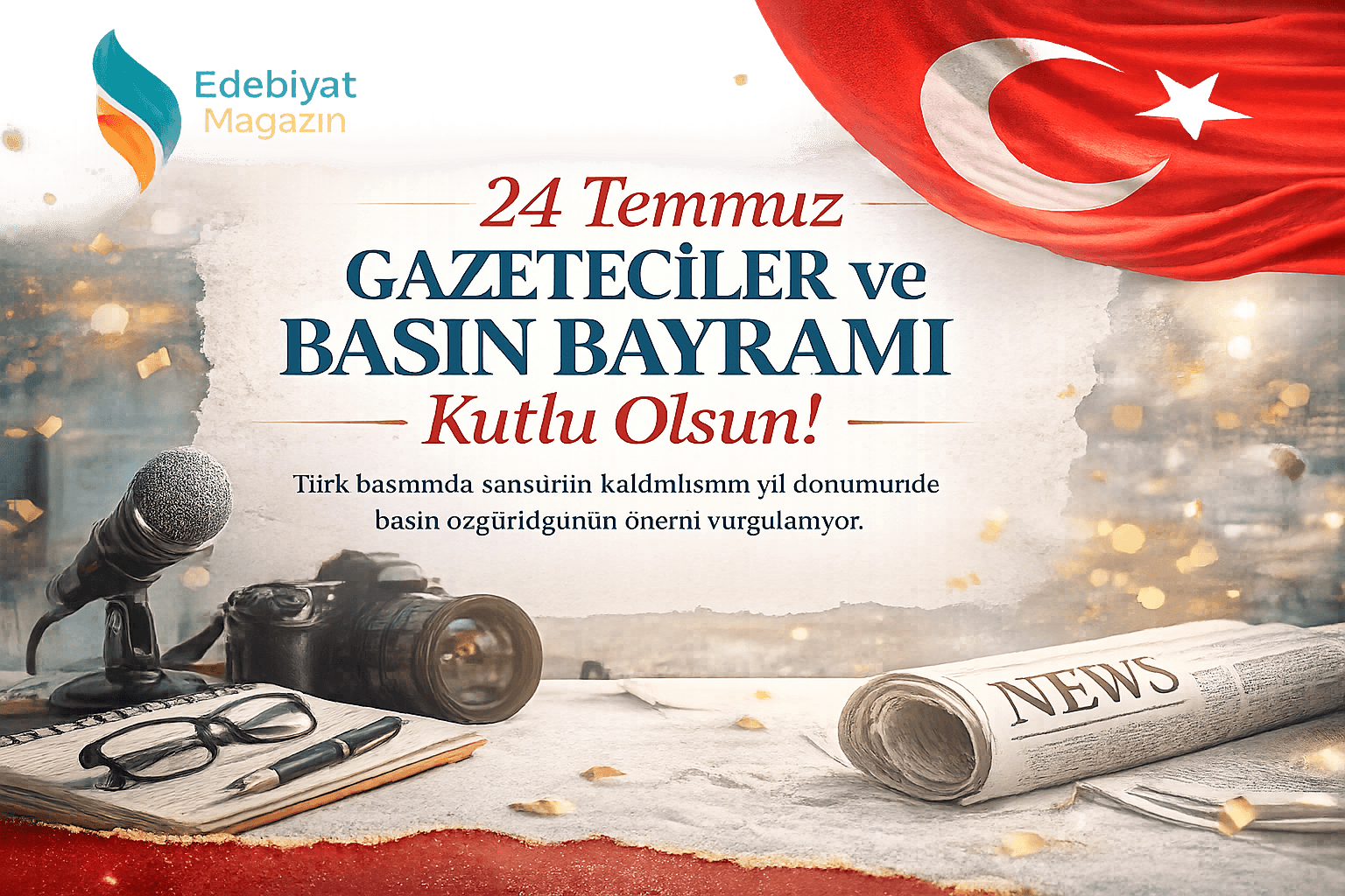 24 Temmuz Gazeteciler ve Basın Bayramı Kutlanıyor
