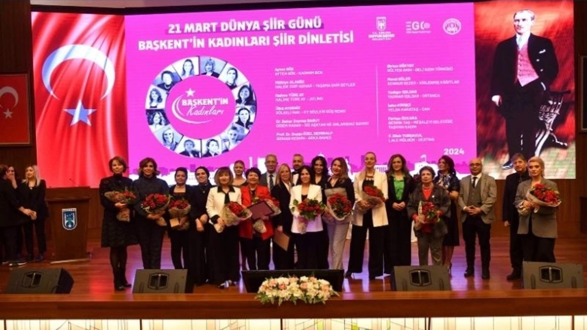 Ankara'da Başkentin Kadınları Şiir Gecesi