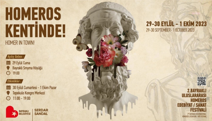 Bayraklı'da Sanat Şöleni: 2. Uluslararası Homeros Edebiyat/Sanat Festivali Başlıyor Bayraklı'da Sanat Şöleni: 2. Uluslararası Homeros Edebiyat/Sanat Festivali Başlıyor