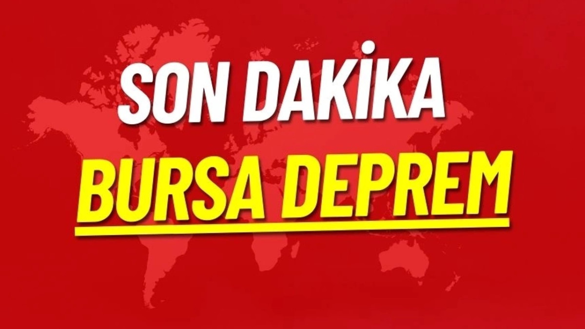 Bursa'da 5,1'lik deprem: İstanbul'da da hissedildi Bursa'da 5,1'lik deprem: İstanbul'da da hissedildi