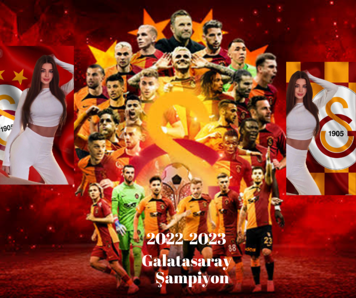 Galatasaray, Türkiye Süper Lig Şampiyonu! Galatasaray, Türkiye Süper Lig Şampiyonu!