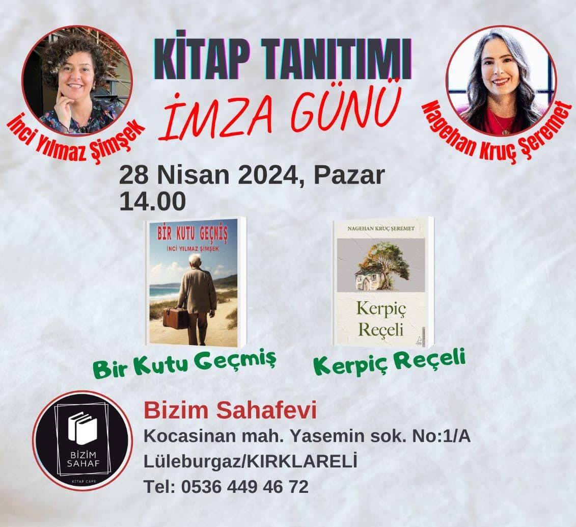 Ödüllü yazarlar kitaplarını imzalayacak! Ödüllü yazarlar kitaplarını imzalayacak!