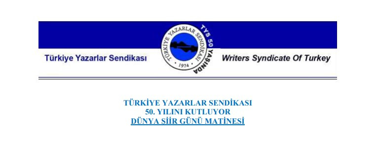 TÜRKİYE YAZARLAR SENDİKASI 50. YILINI KUTLUYOR 