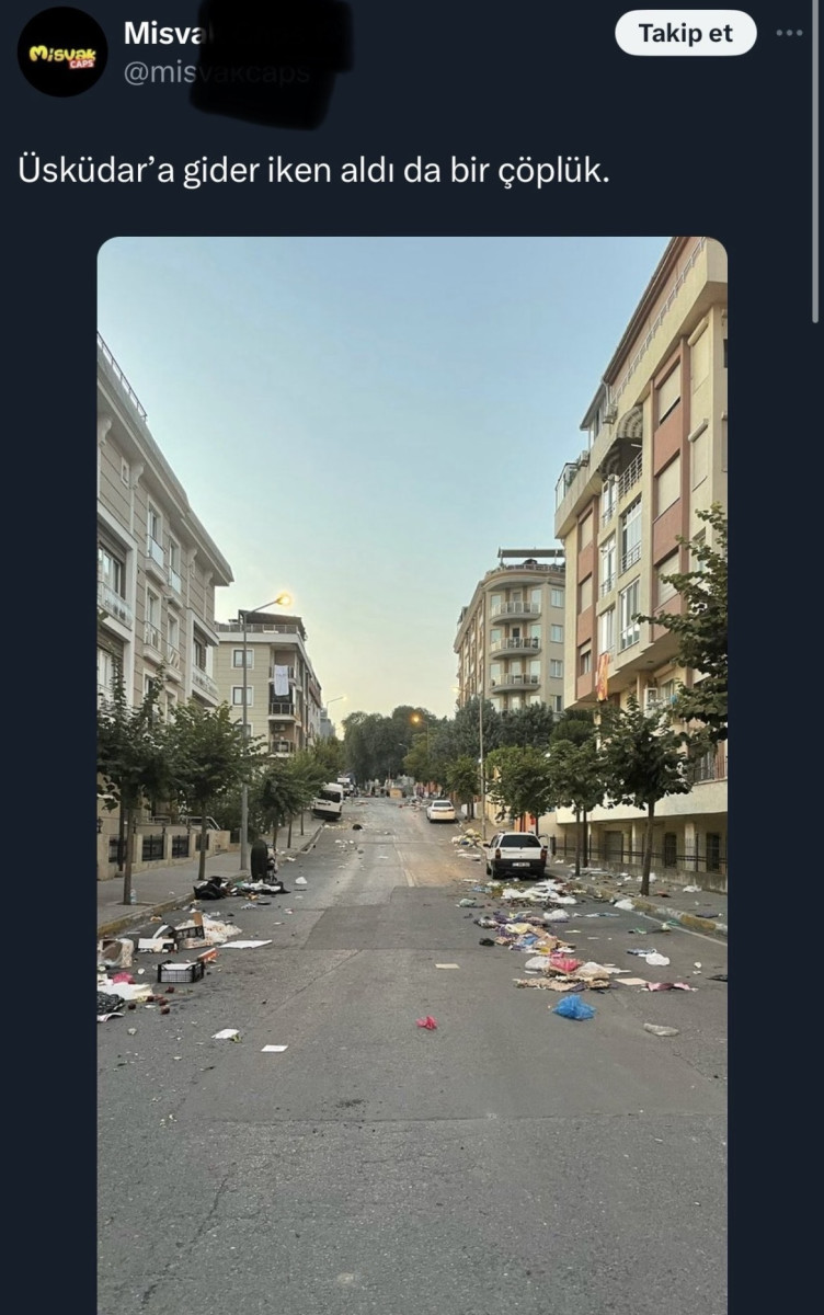Üsküdar'dan Olmayan Bir Fotoğrafla Algı Operasyonu: Belediye Ekiplerimiz 123 Araç ve 741 Personelle Temizlik Çalışmalarını Sürdürüyor