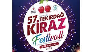 TEKİRDAĞ 57. KİRAZ FESTİVALİ BAŞLADI